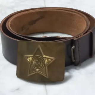 Cintura Militare URSS con Fibbia Stella Rossa