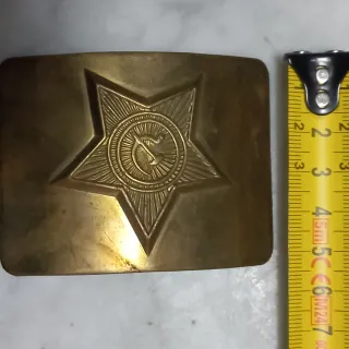 Cintura Militare URSS con Fibbia Stella Rossa