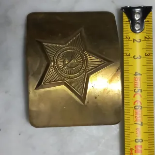 Cintura Militare URSS con Fibbia Stella Rossa