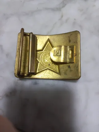 Cintura Militare URSS con Fibbia Stella Rossa