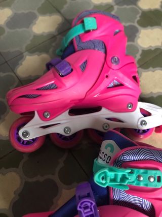 Patines en línea Olsson rosas y morados