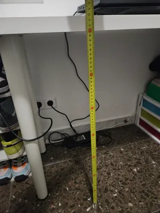 Escritorio en L blanco