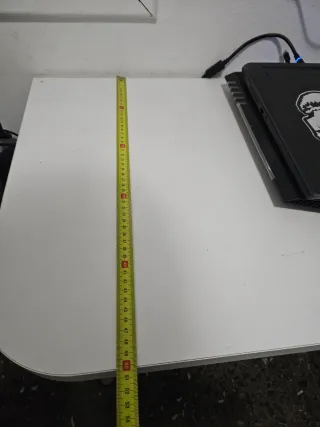 Escritorio en L blanco