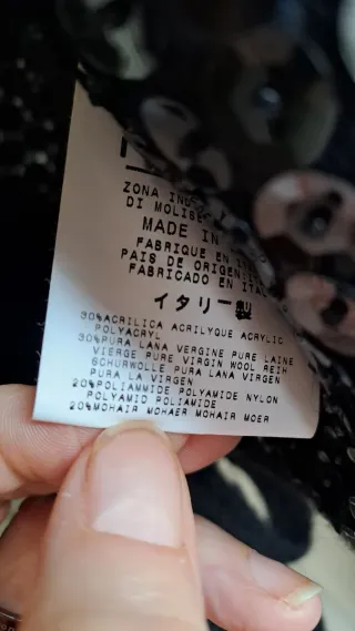 Versace Bolero Paillettes Nero Taglia Unica