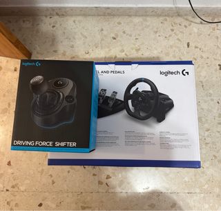 Logitech G923 + Palanca + Soporte