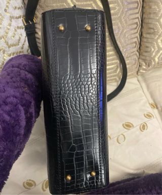 Bolso Guess Negro Cocodrilo