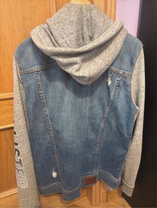 Chaqueta vaquera Hollister con capucha XL