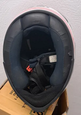 Casco Moto HJC IS-17 Blanco/Negro