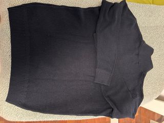 Jersey Springfield Azul Media Cremallera