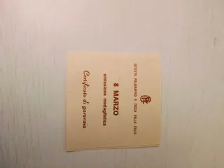 Medaglia in Argento 8 Marzo Zecca di stato