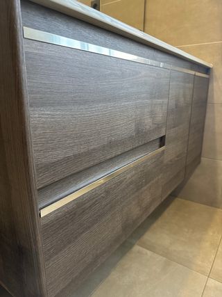 Mueble de baño con lavabo de 2 senos