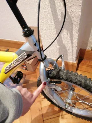 Bicicleta infantil amarilla MOUNT GAMBIER