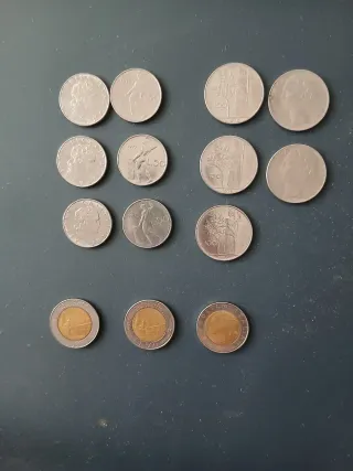 Lote monete Italia e Belgio