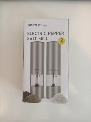 Pack 2 Saleros y Pimenteros Eléctricos