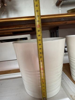 Macetas blancas Ikea d. interior 16cm