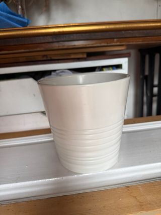 Macetas blancas Ikea d. interior 16cm