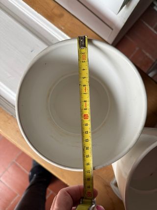 Macetas blancas Ikea d. interior 16cm