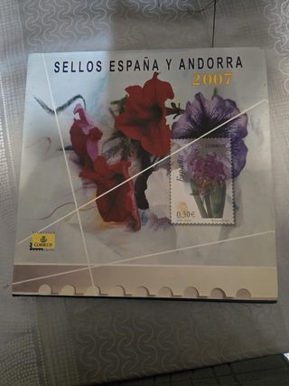 Álbumes de sellos España-Andorra 2002-2007