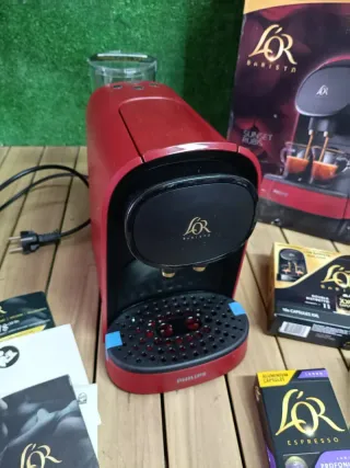 Cafetera L'Or Barista Sunset Rubis Philips Roja