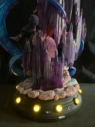 Estatua Goku UI & Gohan Beast