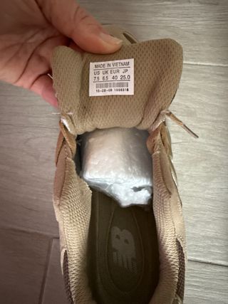 Zapatillas NB Beige/Marrón