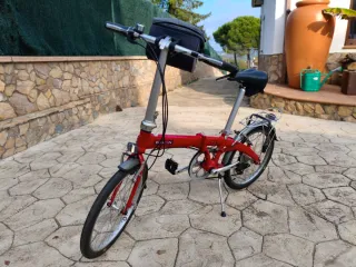 Bicicletas Plegable Dahon Azul y roja