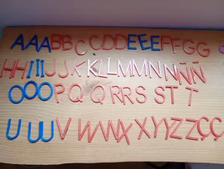 Imán Montessori Letras Impresión 3D