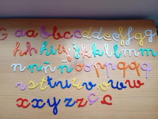 Imán Montessori Letras Impresión 3D