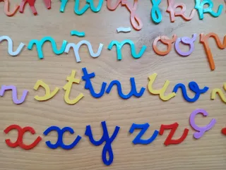 Imán Montessori Letras Impresión 3D