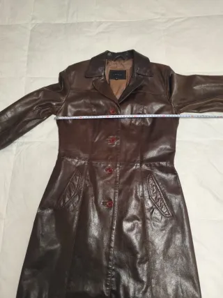 Chaqueta de piel de búfalo entallada