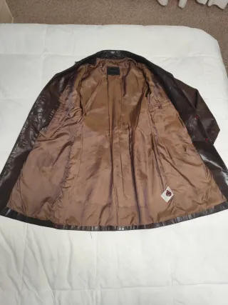 Chaqueta de piel de búfalo entallada