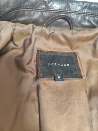 Chaqueta de piel de búfalo entallada