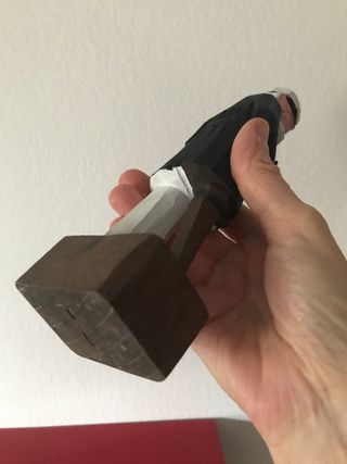 Figura Capitán de barco tallada vintage