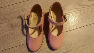 Zapatos niña rosa disfraz tacón