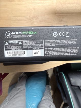 Mackie ProFX10v3 Mesa de Mezclas