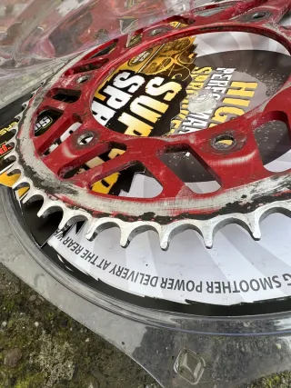 Plásticos KTM 125 250 SX Naranja y Blanco