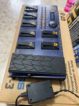 Pedalera multiefectos Boss GT-3 Guitarra eléctrica