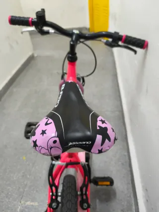 Bicicleta infantil rosa 2-5 años.