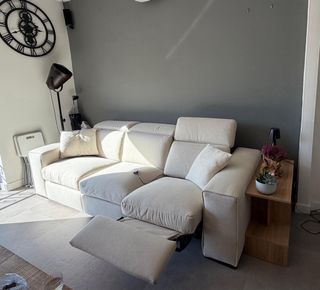 Sofà Natuzzi 3 plazas con 2 chaise longue