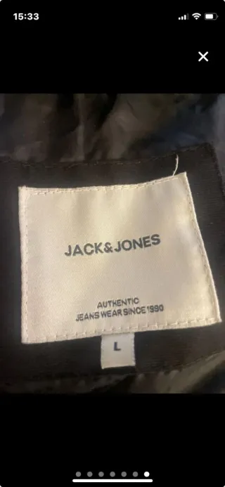 Chaqueta Jack Jones Negra Hombre