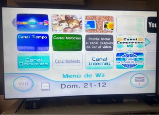 Nintendo Wii con juegos y accesorios