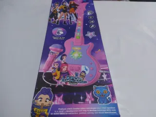 Guitarra Kpop Demon Hunters con micrófono