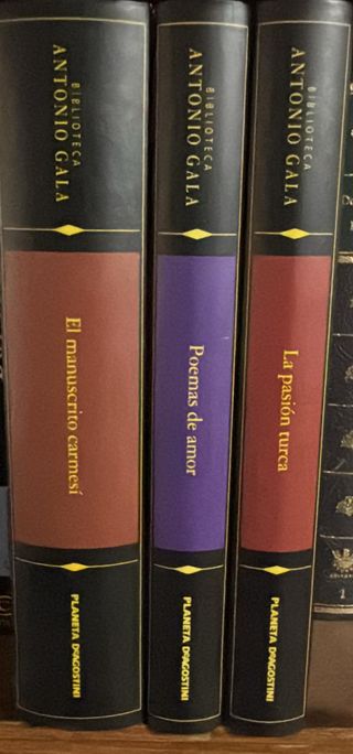 3 LIBROS BIBLIOTECA ANTONIO GALA