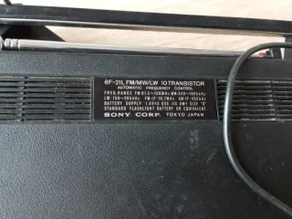 Radio Transistor Sony Vintage FM/MW/LW