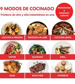 InstantPot DuoCrisp 11 Funciones,Presión,FreírAire