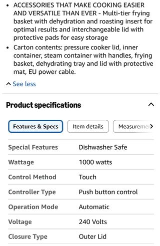InstantPot DuoCrisp 11 Funciones,Presión,FreírAire