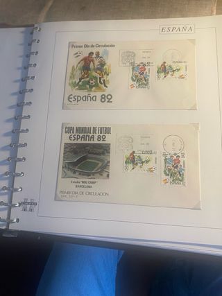 Álbum Sellos y Sobres Primer Día Torres