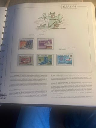 Álbum Sellos y Sobres Primer Día Torres