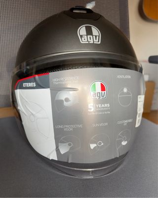 Casco AGV Eteres Mono Matt Asfalto Grey (sin uso)