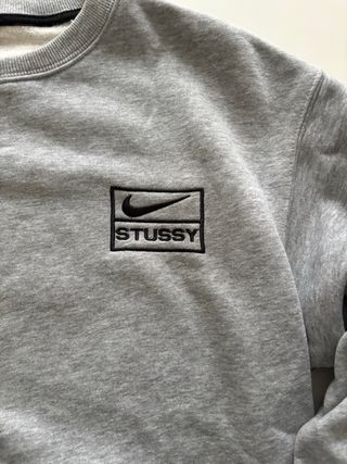 Sudadera Nike Stussy Gris